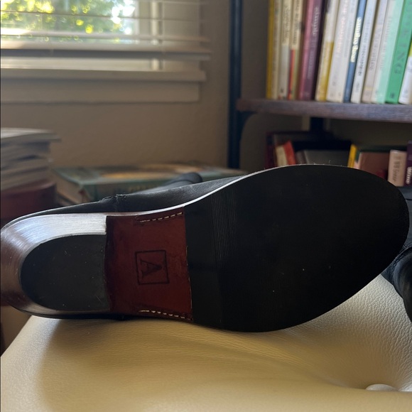 Adelante Black Leather Boots, Size 10 - Picture 7 of 12